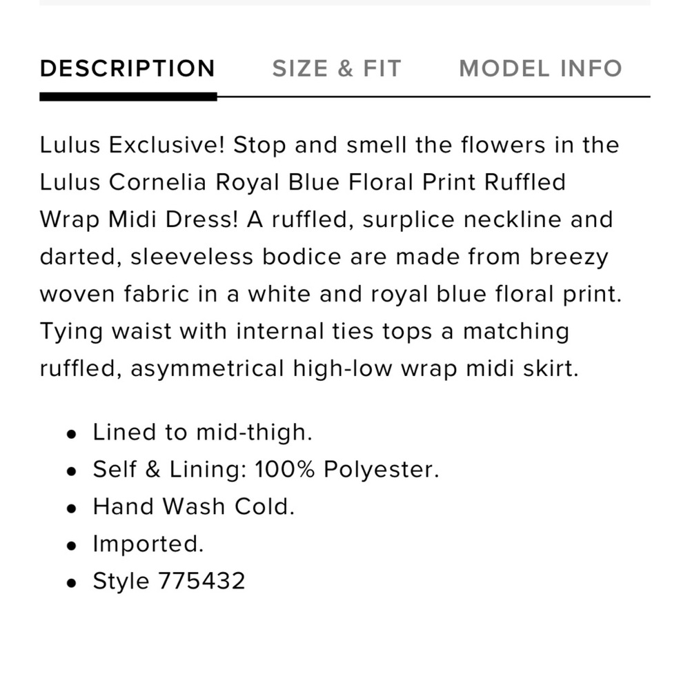 Lulus Floral Ruffled Wrap Dress - Picture 6 of 9